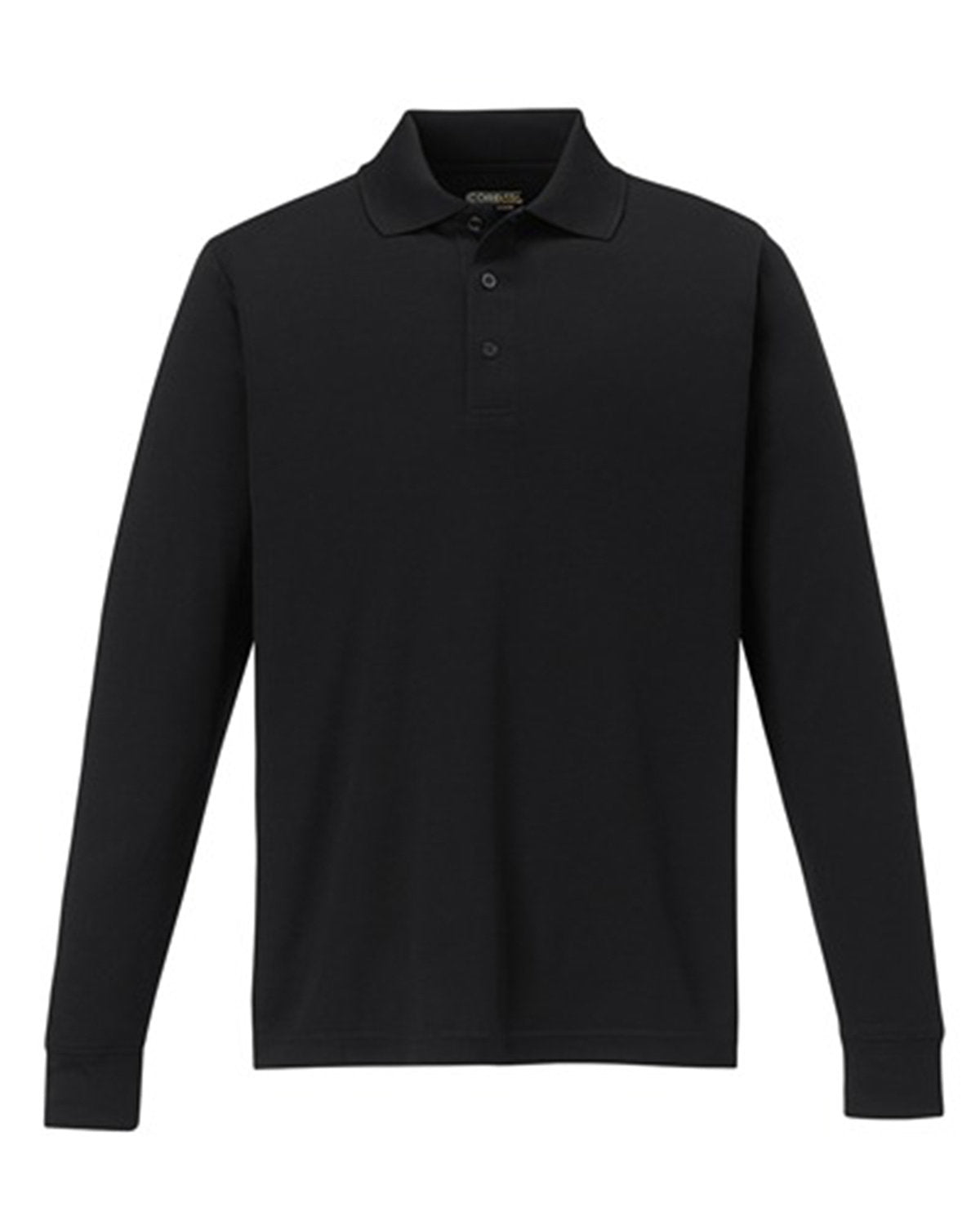 Custom Embroidered Logo CORE365 Men's Pinnacle Performance Long-Sleeve Piqué Polo